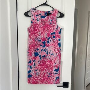Just...Taylor Pink and Blue Floral Mini Dress